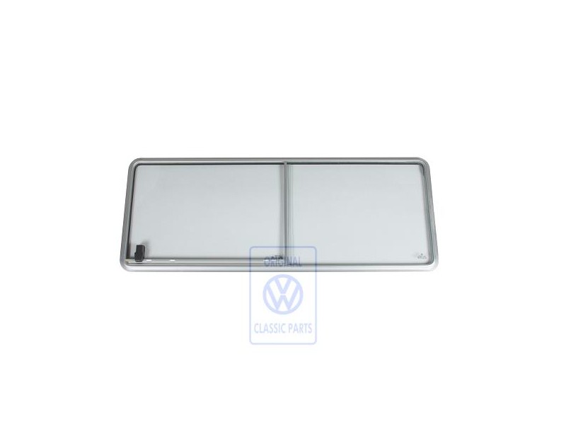 Original VW Complete Sliding Window Chrome Colored - 253847712 908