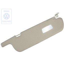Original VW Sun Visor With Mirror Grey Beige - 255857552A 2AW
