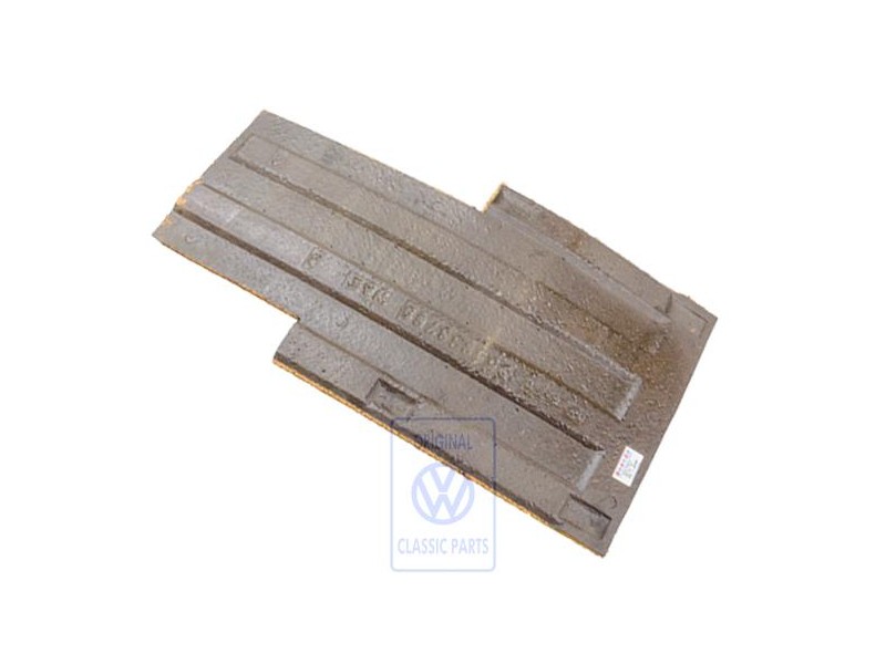 Original VW Carpet Underlay, Right, Center Bench Seat (Two Persons) - 255863769