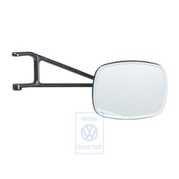 Original VW Exterior Mirror (Convex) Asphalt Grey - 261857513B 04C