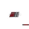 Original Audi S3 Front Grill Badge Emblem Chrome Red - 8L7853736 2ZZ