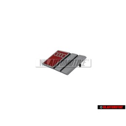 Original Audi S3 Front Grill Badge Emblem Chrome Red - 8L7853736 2ZZ