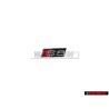Original Audi S8 Front Grill Badge Emblem Black Chrome Red - 4D0853736D 2ZZ
