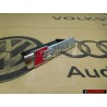 Original Audi S-LINE Front Grill Badge Emblem Chrome Red - 8P4853736A 2ZZ