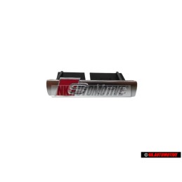 Original Audi S-LINE Front Grill Badge Emblem Chrome Red - 8P4853736A 2ZZ