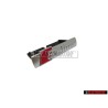 Original Audi S-LINE Front Grill Badge Emblem Chrome Red - 8P4853736A 2ZZ