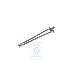 Original VW Brake Hose With Retaining Plate - 281614775