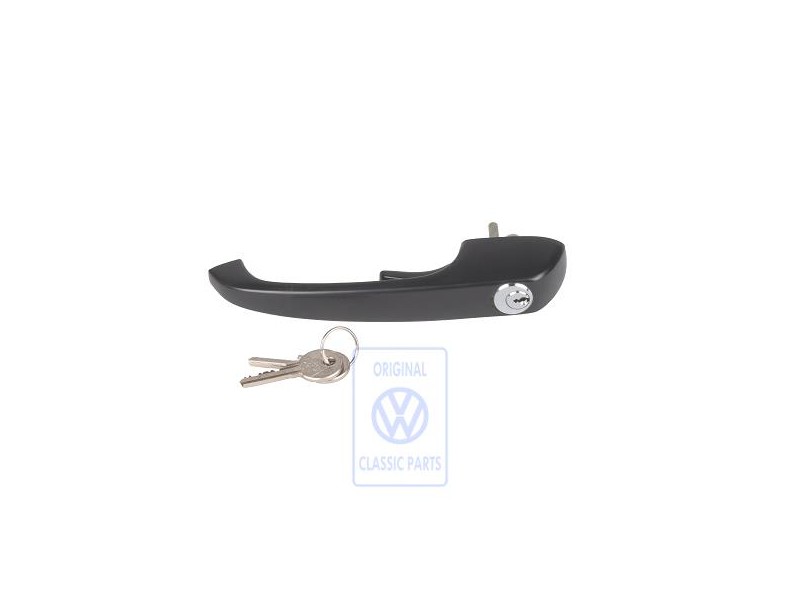 Original VW Door Handle, Outer For Safety Lock - 281837205C