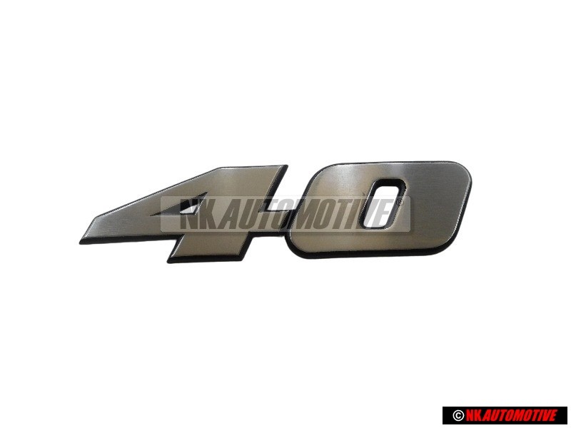 Original VW LT40 Front Grill Badge Emblem Brushed Silver - 291853687AG