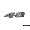 Original VW LT40 Front Grill Badge Emblem Brushed Silver - 291853687AG