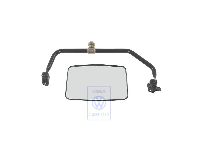 Original VW Exterior Mirror (Convex) Complete With Bracket - 291857513