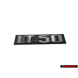 Original VW LT 50 Rear Boot Badge Emblem Brushed Silver - 293853687B