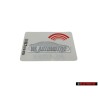 Original Audi Sticker 'Alarm' - 443010026F