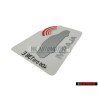 Original Audi Sticker 'Alarm' - 443010026F