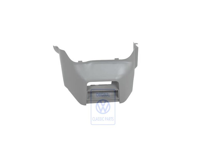 Original VW Bulkhead Trim Flannel Grey - 2D0863635B U71