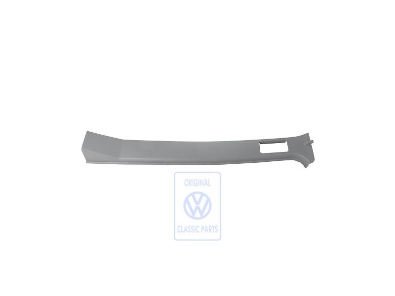 Original VW B-Pillar Trim Flannel Grey - 2D0867239A U71
