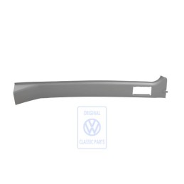 Original VW B-Pillar Trim Flannel Grey - 2D0867240 U71