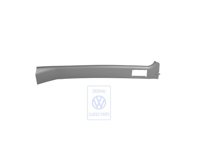 Original VW B-Pillar Trim Flannel Grey - 2D0867240 U71
