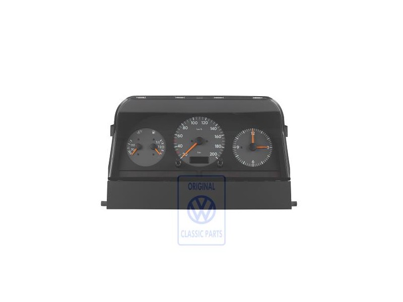 Original VW Combi-Instrument Satin Black - 2D0919850K 01C