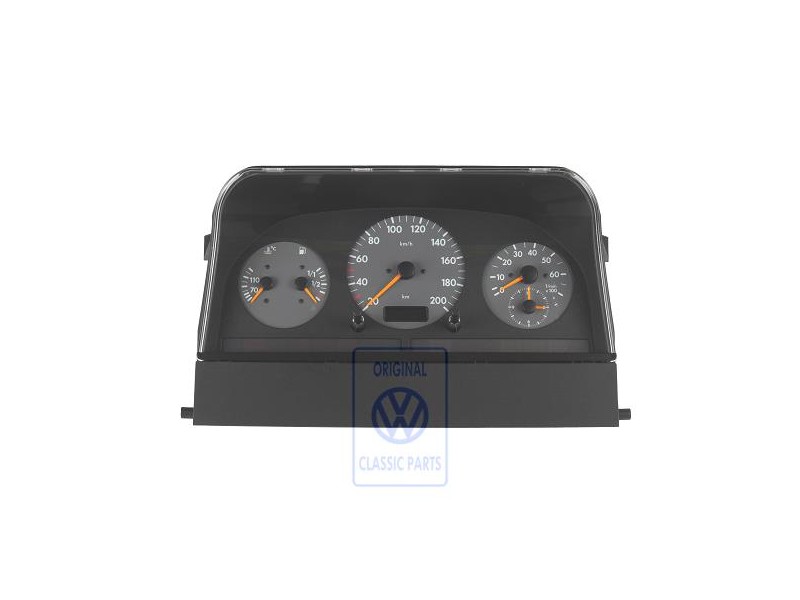Original VW Combi-Instrument Satin Black - 2D0919860A 01C