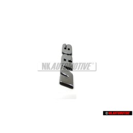 Original VW VR6 Rear Badge Emblem Chrome - 3A0853675