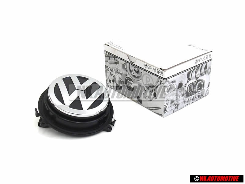 Original VW Rear Boot Badge Emblem & Mechanism Release Switch - 3C5827469D ULM