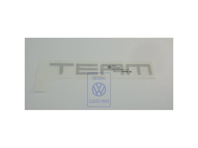 Original VW Film Lettering Silver - 2K0853686A 1W4