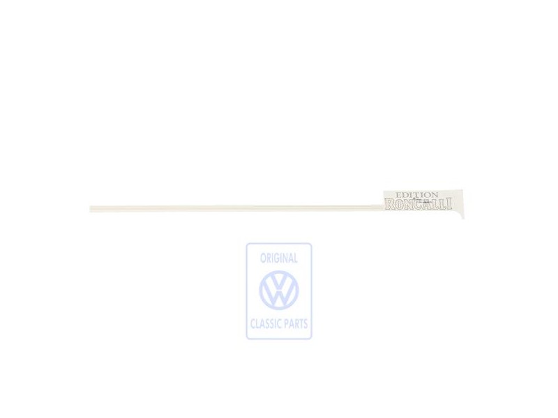 Original VW Film Lettering Beige-Blue-Gold/Red Beige - 2K5853685B WK6