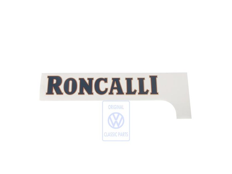 Original VW Film Lettering Blue/Red/Gold - 2K5853685 WL4