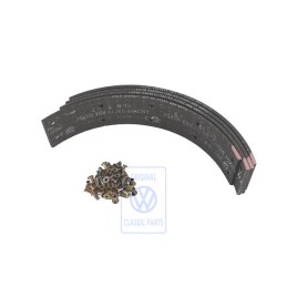 Original VW 1 Set: Brake Linings For Drum Brakes - 311698075