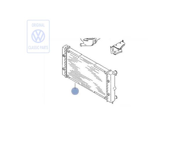 Original VW Cooler For Coolant - 321121253BL