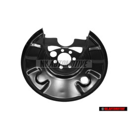 Original VW Rear Brake Disc Cover Plate Left - 191615611D