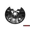 Original VW Rear Brake Disc Cover Plate Left - 191615611D