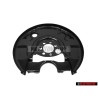 Original VW Rear Brake Disc Cover Plate Left - 191615611D