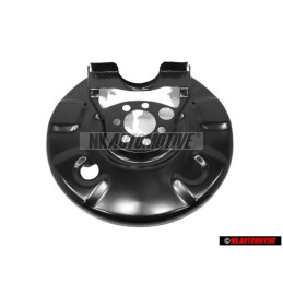 Original VW Rear Brake Disc Cover Plate Left - 191615611D