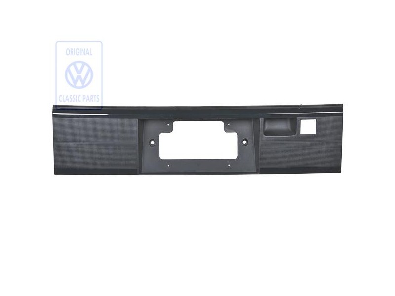 Original VW Trim For Licence Plate Satin Black - 333853481A 01C