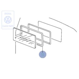 Original VW Protective Strip For Side Sect Graphite - 333853536 2BC