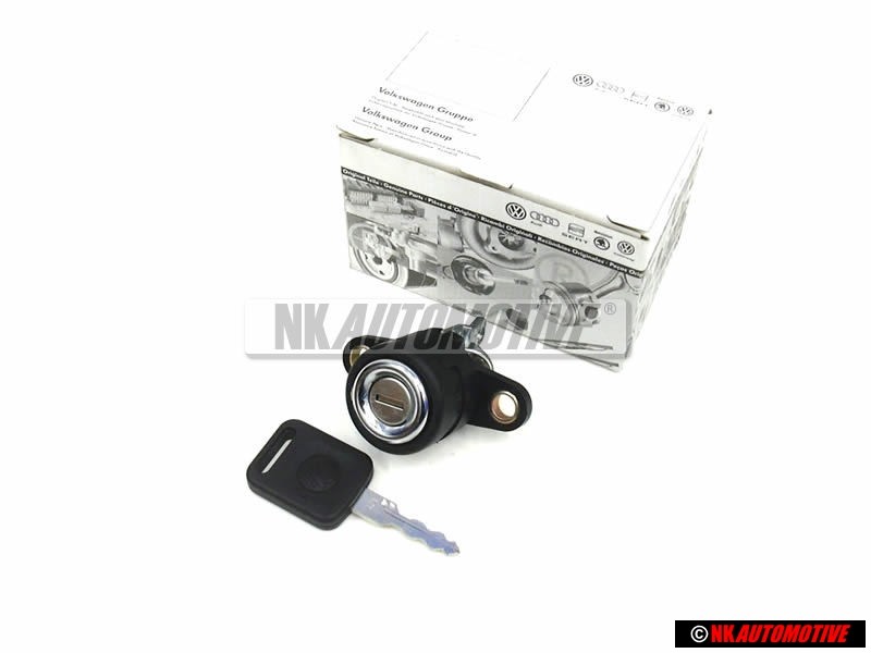 Original VW Rear Trunk Boot Lid Lock Barrel Cylinder with key - 327827539