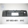 Original VW Trim For Licence Plate Satin Black - 357853481 01C