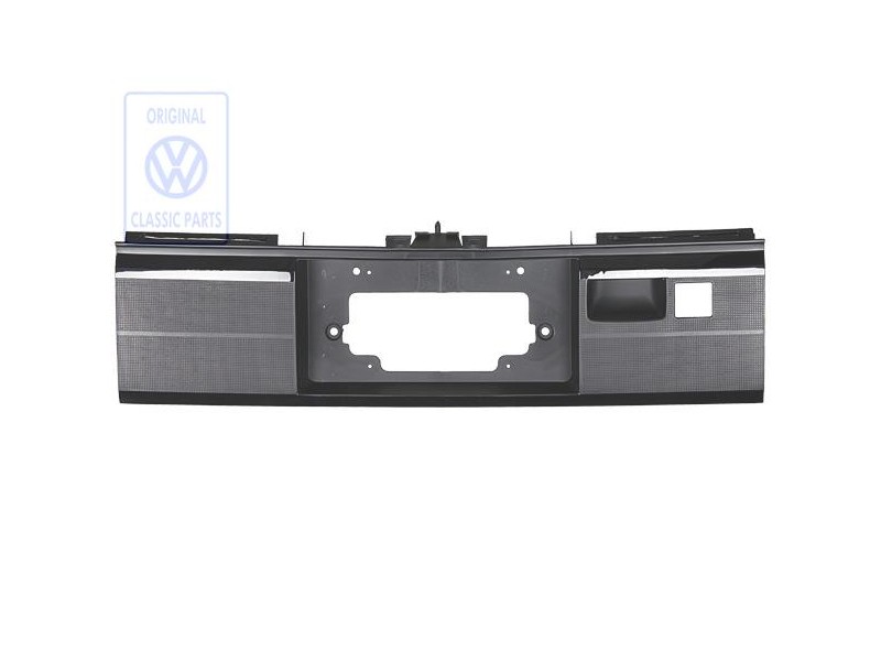 Original VW Trim For Licence Plate Satin Black - 357853481A 01C