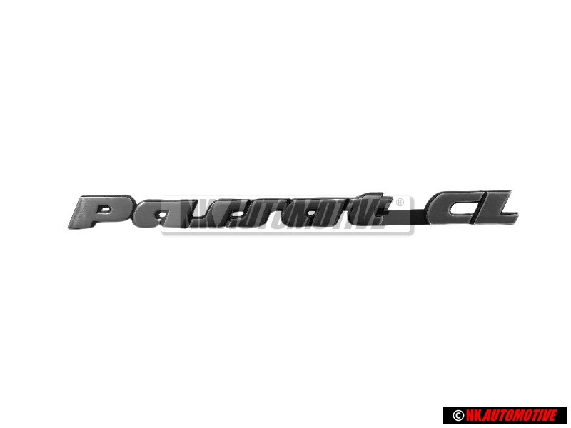 Original VW PASSAT CL Rear Boot Badge Emblem Brushed Silver - 357853687H GX2