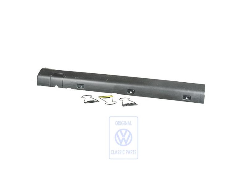 Original VW Widened Sill Panels Graphite - 357853855B 2BC