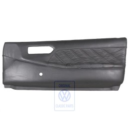 Original VW Door Panel Trim (Leather) Black - 357867015E 1BX
